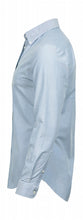 Carica l&#39;immagine nel visualizzatore di Gallery, camicia con logo in cotone 321-azzurra 062896018 DET03
