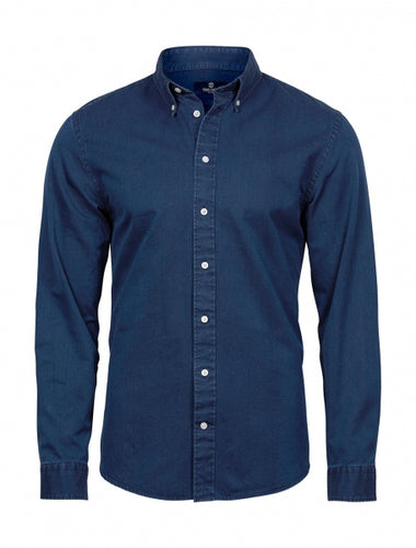 camicia promozionale in cotone 318-blu 062899418 VAR01