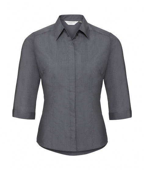 camicia promozionale in poliestere 127-grigia 062958000 VAR04