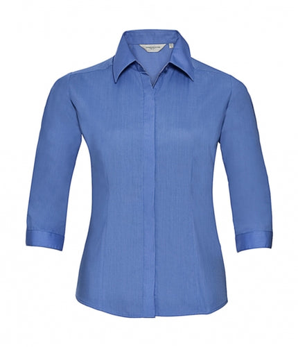 camicia personalizzata in poliestere 233-blu 062958000 VAR05