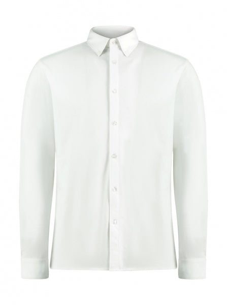 camicia stampata in poliestere 000-bianca 063024487 VAR01