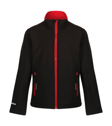 softshell stampato in poliestere 157-nero 063027989 VAR04