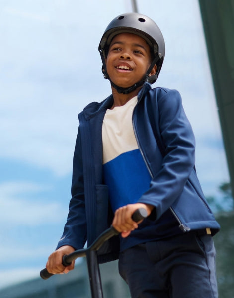 Carica l&#39;immagine nel visualizzatore di Gallery, softshell pubblicitario in poliestere 256-blu 063027989 DET04
