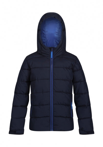 giacca con logo in poliestere 261-blu 063029689 VAR02