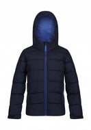 giacca con logo in poliestere 261-blu 063029689 VAR02