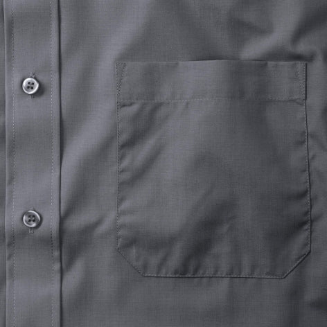 Carica l'immagine nel visualizzatore di Gallery, camicia con logo in poliestere 127-grigia 063046400 DET04

