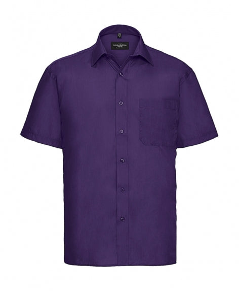 camicia stampata in poliestere 349-viola 063046400 VAR01