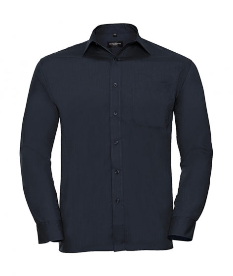camicia stampata in poliestere 201-blu 063049800 VAR09