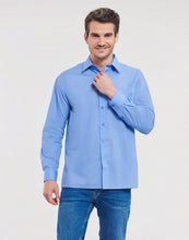 Carica l&#39;immagine nel visualizzatore di Gallery, camicia stampata in poliestere 201-blu 063049800 DET03
