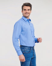 Carica l&#39;immagine nel visualizzatore di Gallery, camicia stampata in poliestere 201-blu 063049800 DET02
