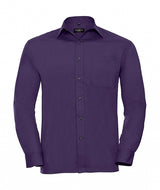 camicia stampata in poliestere 349-viola 063049800 VAR01