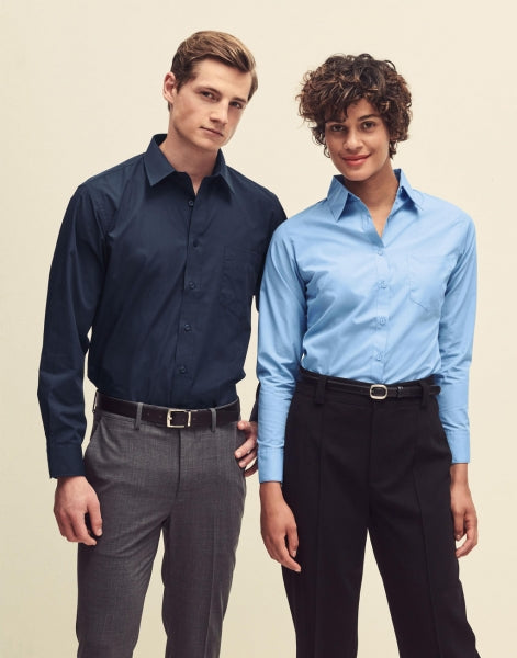 Carica l&#39;immagine nel visualizzatore di Gallery, camicia da personalizzare in cotone 200-blu 063051517 DET04
