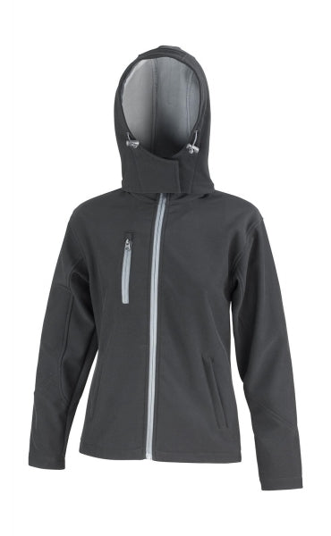 softshell stampato in poliestere 151-nero 063104761 VAR04