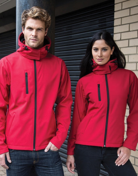 Carica l'immagine nel visualizzatore di Gallery, softshell con logo in poliestere 151-nero 063106461 DET04
