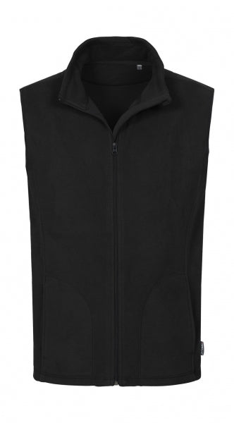 gilet stampato in poliestere 102-nero 063107685 VAR02