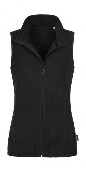 gilet in pile promozionale in poliestere 102-nero 063109385 VAR03