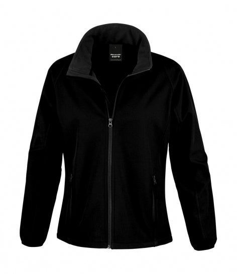 giacca softshell stampata in poliestere 177-nera 063142161 VAR03