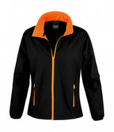 giacca softshell stampata in poliestere 178-nera 063142161 VAR05
