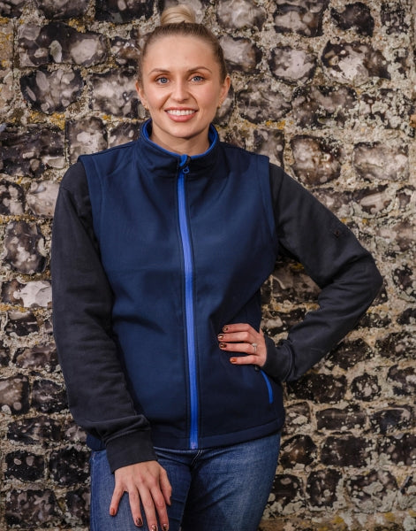 Carica l&#39;immagine nel visualizzatore di Gallery, gilet softshell promozionale in poliestere 177-nero 063143861 DET04
