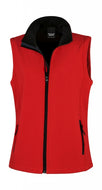 gilet softshell stampato in poliestere 451-rosso 063143861 VAR09