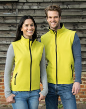 Carica l'immagine nel visualizzatore di Gallery, gilet softshell stampato in poliestere 657-giallo 063143861 DET01
