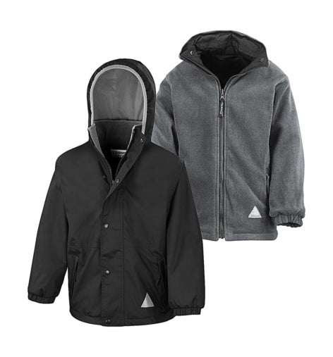 giacca personalizzata in poliestere 151-nera 063162561 VAR02