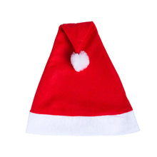 Carica l&#39;immagine nel visualizzatore di Gallery, cappello natalizio da personalizzare in poliestere rosso 03146574 VAR06
