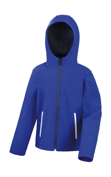 softshell con logo in poliestere 366-royal 063196561 VAR06
