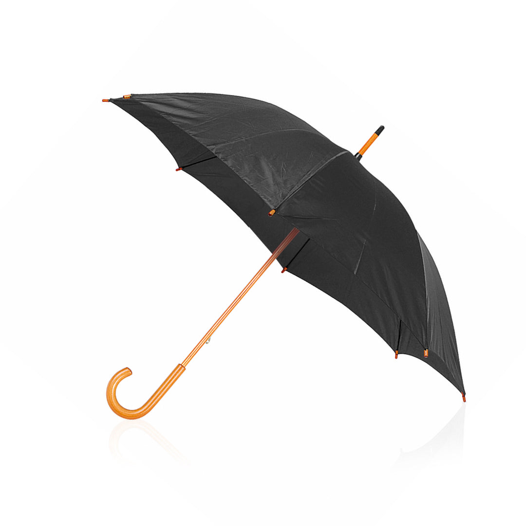 ombrello personalizzato in poliestere nero 03156655 VAR09