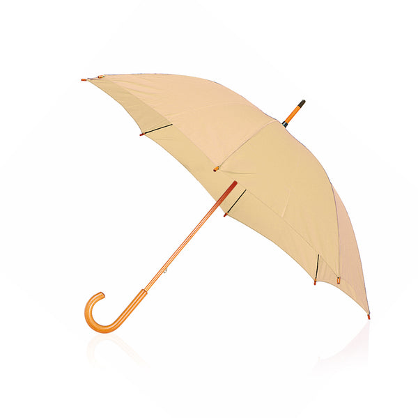 ombrello con logo in poliestere naturale 03156655 VAR03