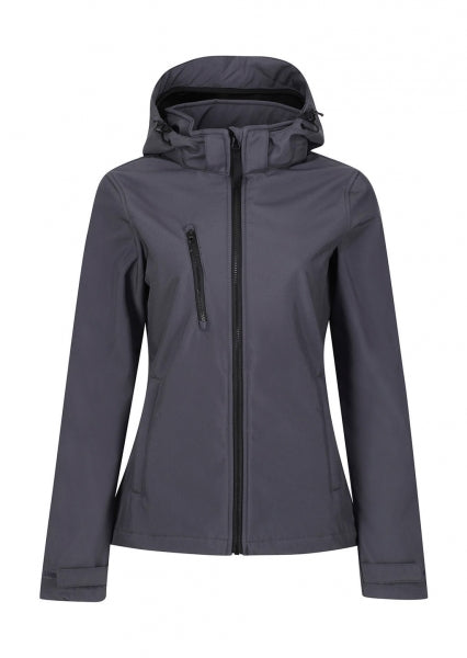 softshell con logo in poliestere 158-grigio 063313589 VAR02