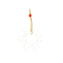 Carica l&#39;immagine nel visualizzatore di Gallery, soggetto natalizio pubblicitario in poliestere fiocco-di-neve 03162129 VAR02
