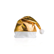 Carica l&#39;immagine nel visualizzatore di Gallery, cappello natalizio personalizzato in poliestere oro 03167161 VAR01
