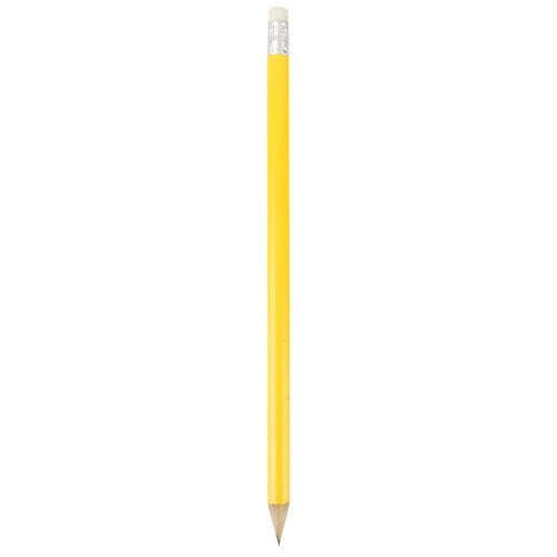 matita da personalizzare in legno gialla 02663-1 VAR08