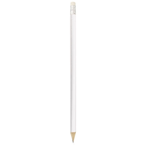 matita promozionale in legno bianca 02663-1 VAR07