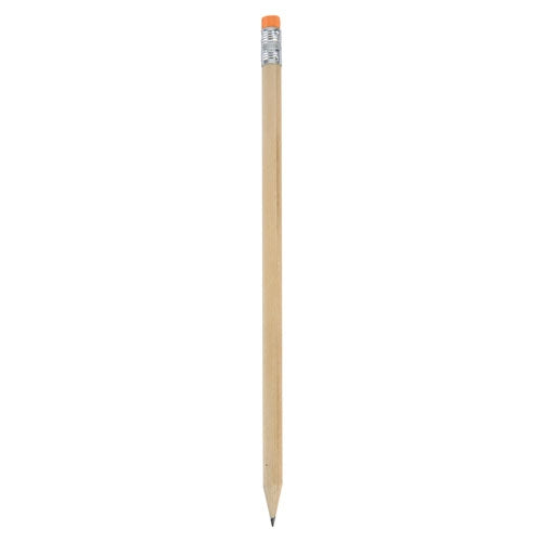 matita con logo in legno arancione 021292-1 VAR01