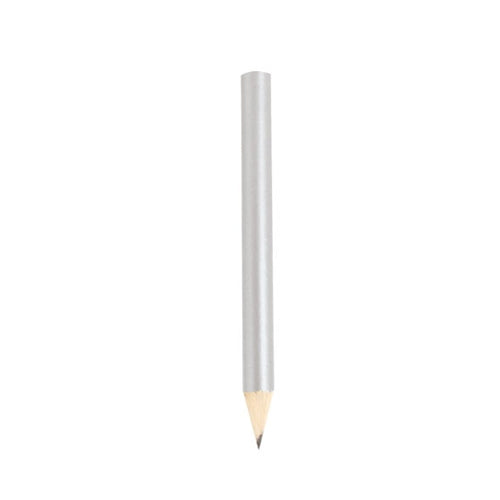 mini matita con logo in legno argento 021343-1 VAR01