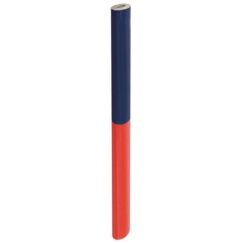 matita promozionale in legno rossa-blu 021377-1 VAR01
