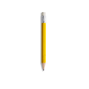 matita con logo in legno gialla 05275485 VAR01