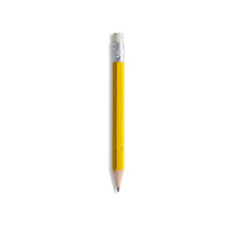 Carica l&#39;immagine nel visualizzatore di Gallery, matita con logo in legno gialla 05275485 VAR01
