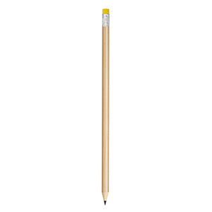 matita pubblicitaria in legno gialla 05343553 VAR05