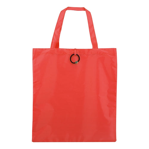 borsa pieghevole stampata in poliestere rossa 02102-7 VAR08