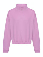 felpa con logo in cotone LAV-viola 0635836629 VAR05