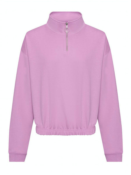 felpa con logo in cotone LAV-viola 0635836629 VAR05