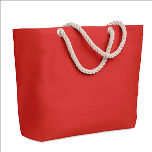 borsa mare stampata in cotone rossa 05166821 VAR02