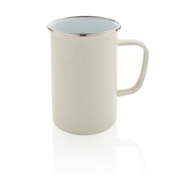 tazza mug stampata in acciaio bianca 04735029 VAR01
