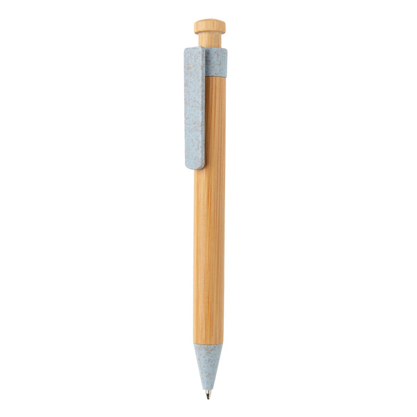 penna promozionale in bambu blu 041037918 VAR01