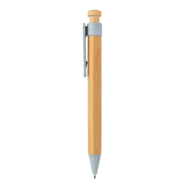 Carica l&#39;immagine nel visualizzatore di Gallery, penna promozionale in bambu blu 041037918 DET03
