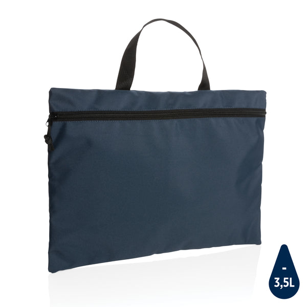 borsa portadocumenti da personalizzare in rpet blu-navy 041239776 VAR02