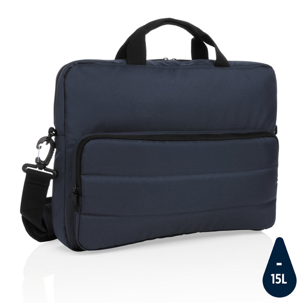 borsa porta pc personalizzabile in rpet blu-navy 041241068 VAR03